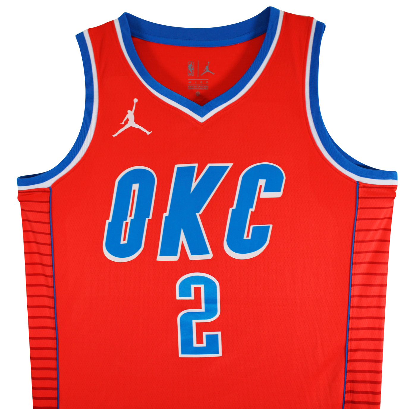 Thunder Shai Gilgeous-Alexander Signed Orange Nike Swingman Jersey PSA #AP84489