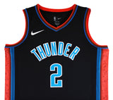 Thunder Shai Gilgeous-Alexander Signed Black Nike City Ed. Jersey JSA #CD42288