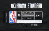 Thunder Shai Gilgeous-Alexander Signed Black Nike City Ed. Jersey JSA #CD42288