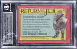 Star Wars (5) Rodis-Jamero, Sosalla +3 Signed 1983 SW ROTJ #49 Card BAS Slabbed