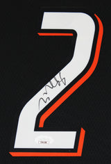 Thunder Shai Gilgeous-Alexander Signed Black Nike Swingman Jersey JSA #CD42286