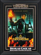 Nicolas Cage National Treasure: Book of Secrets Signed Framed 16x24 Photo BAS
