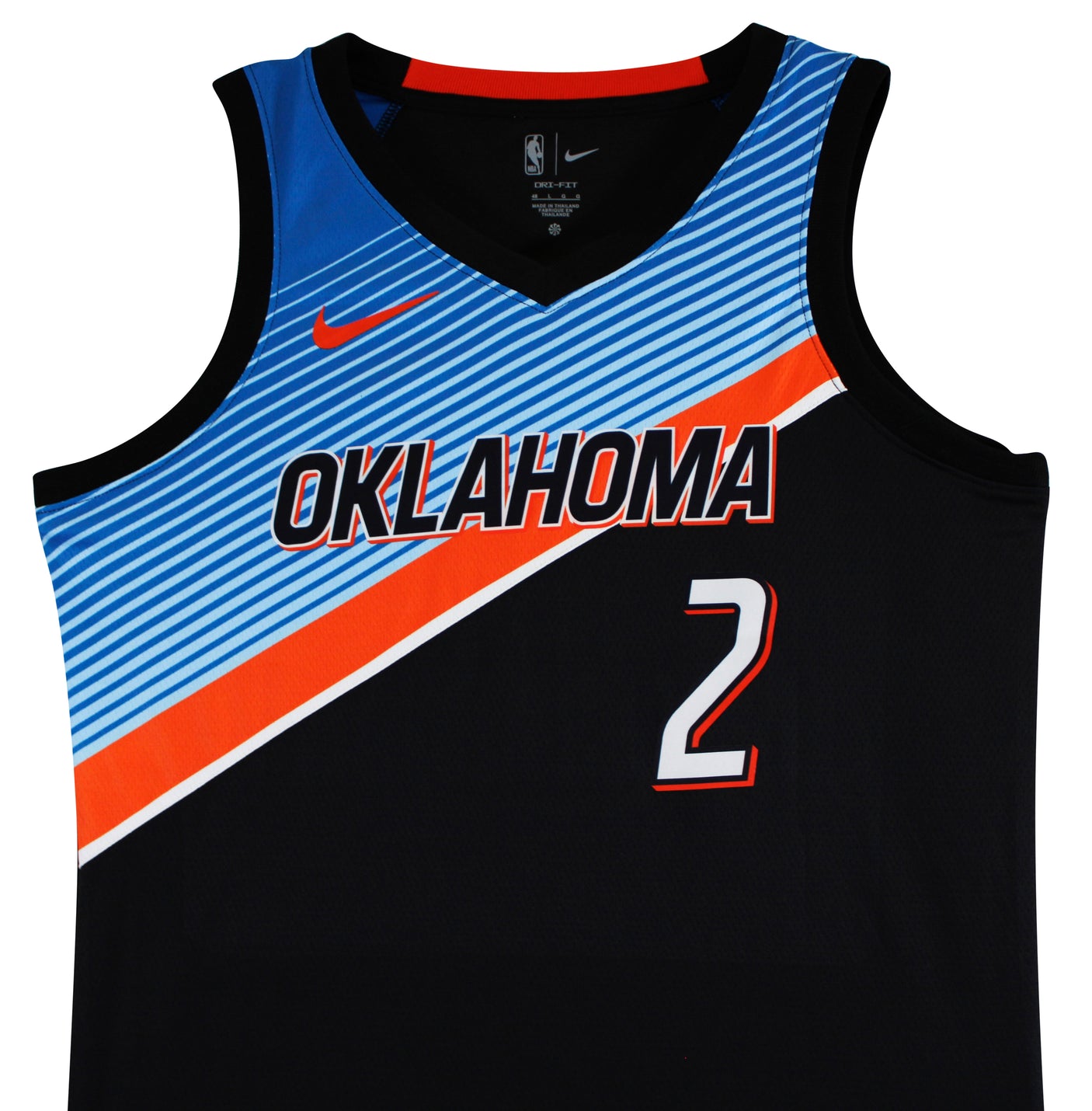 Thunder Shai Gilgeous-Alexander Signed Black Nike Swingman Jersey JSA #CD42286