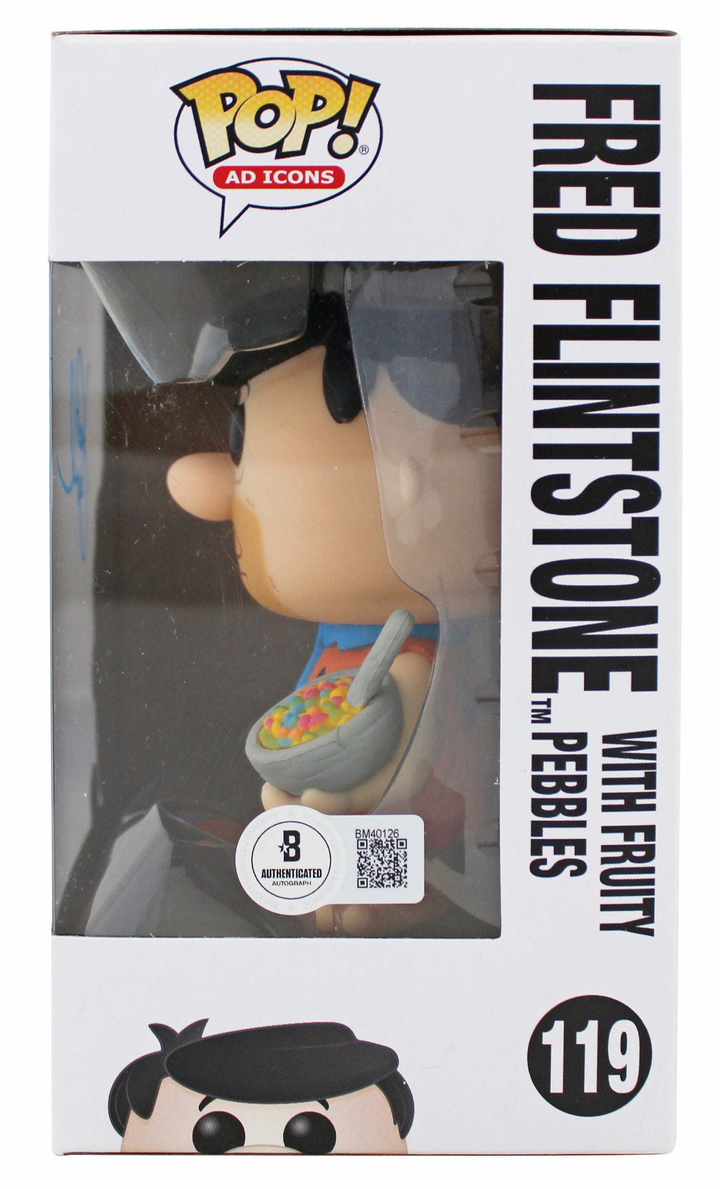 John Goodman The Flintstones Authentic Signed #119 Funko Pop Vinyl Figure BAS