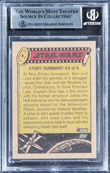 Star Wars (3) Friedman, Muren & Green Signed 2004 SW Herit #3 Card BAS Slabbed