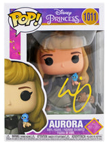 Elle Fanning Maleficent Authentic Signed Aurora #1011 Funko Pop Vinyl Figure BAS