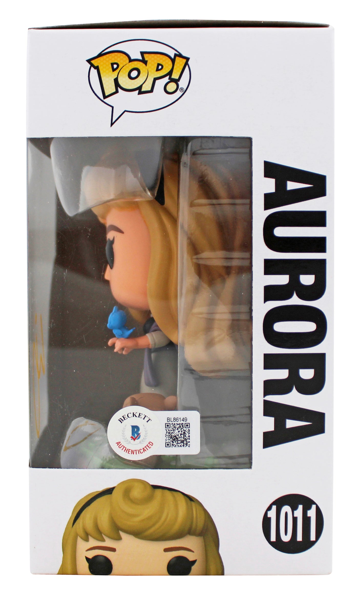 Elle Fanning Maleficent Authentic Signed Aurora #1011 Funko Pop Vinyl Figure BAS