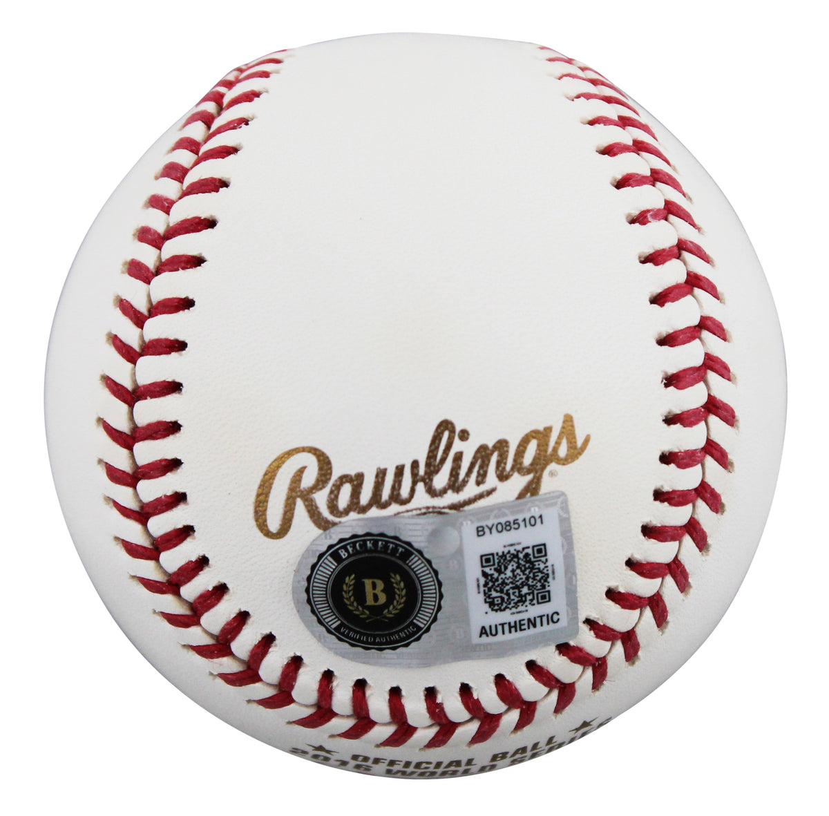 Cubs Aroldis Chapman Signed 2016 World Series Logo OML Baseball BAS #BY085101