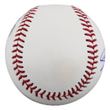 Cubs Aroldis Chapman Signed 2016 World Series Logo OML Baseball BAS #BY085101