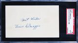 Pirates Vince DiMaggio "Best Wishes" Signed 3x5 Index Card SGC Authentic