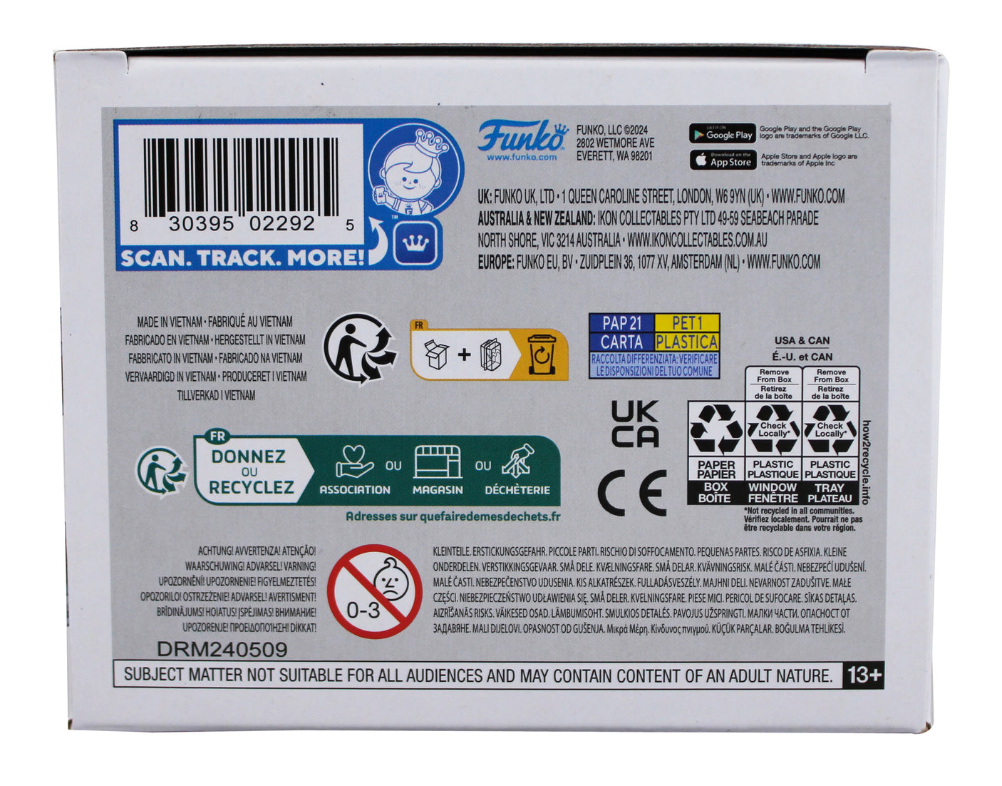 Ari Lehman Friday The 13th "2x Insc" Signed #01 Funko Pop Figure BAS W #3W150408