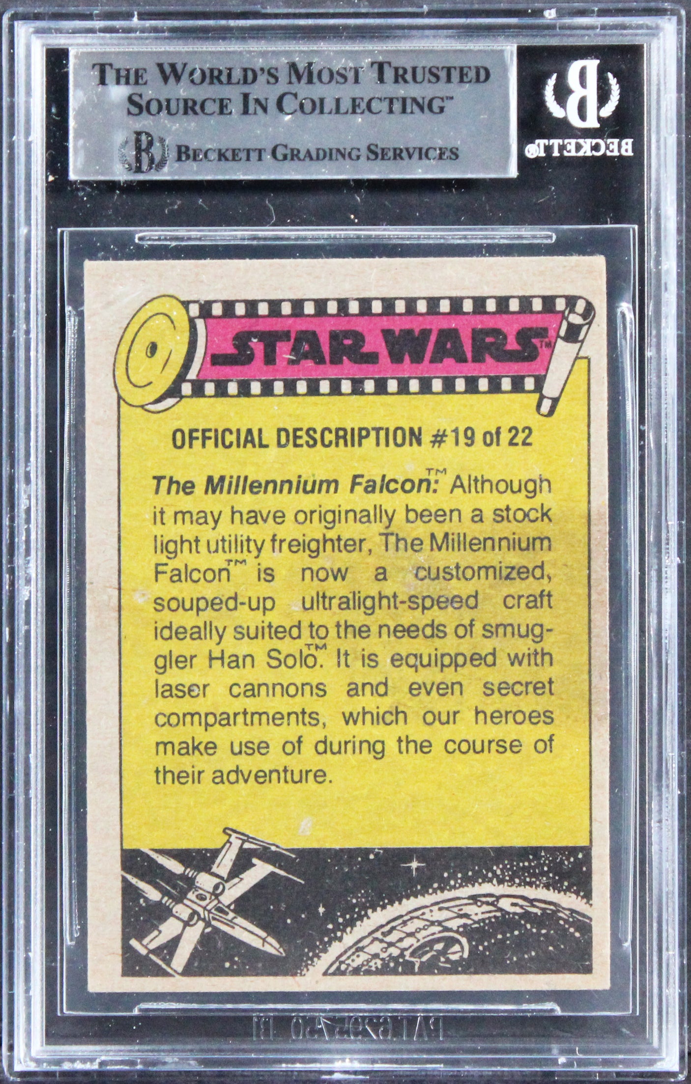 Star Wars (4) Peterson, Blalack, Erland +1 Signed 1977 SW #172 Card BAS Slabbed