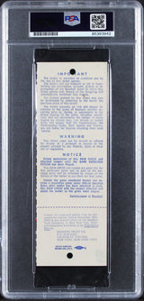 Athletics Reggie Jackson 1972 WS Game 3 Full Ticket Auto 10! PSA/DNA Slabbed