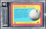 Star Wars (6) Peterson, Erland, Huston +3 Signed 2016 SW ROMB #62 Card BAS Slab