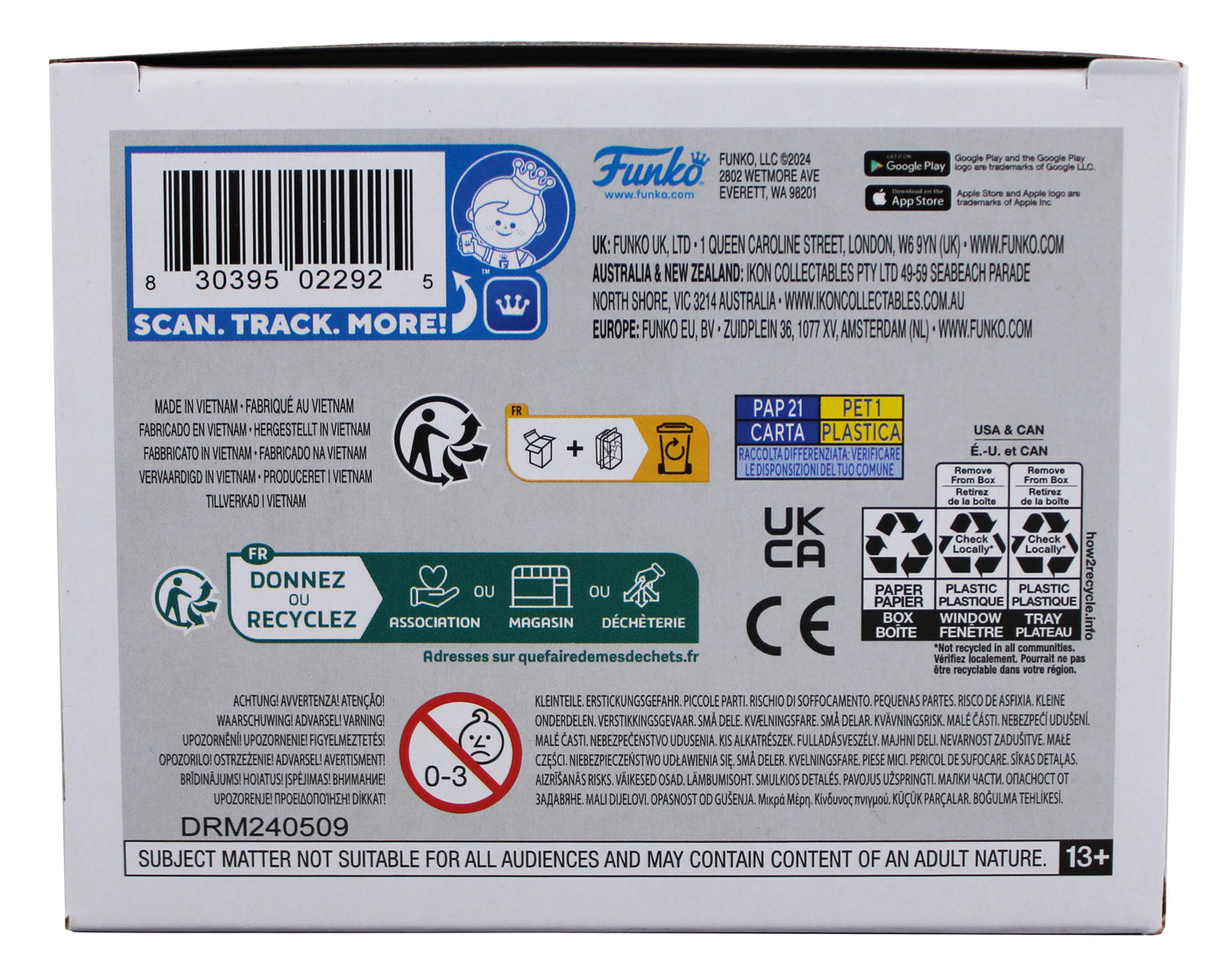 Ari Lehman Friday The 13th "2x Insc" Signed #01 Funko Pop Figure BAS W #3W150406