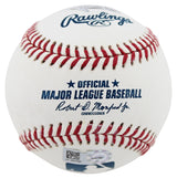 Yankees Aaron Judge "2017 AL ROY Stat" Signed Oml Baseball #36/99 MLB & Fanatics