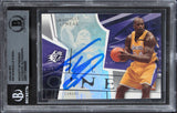 Lakers Shaquille O'Neal Authentic Signed 2003 SPX #36 Card BAS Slabbed