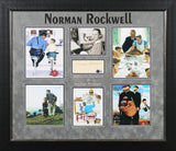 Norman Rockwell Authentic Signed & Framed Cut Signature BAS #BN77400