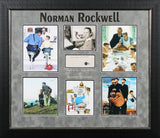 Norman Rockwell Authentic Signed & Framed Cut Signature BAS #BN77401