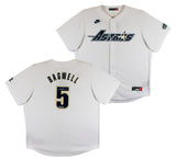 Astros Jeff Bagwell Authentic Signed White Nike CC Jersey Fanatics #ZL88440956