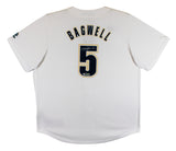 Astros Jeff Bagwell Authentic Signed White Nike CC Jersey Fanatics #ZL88440956
