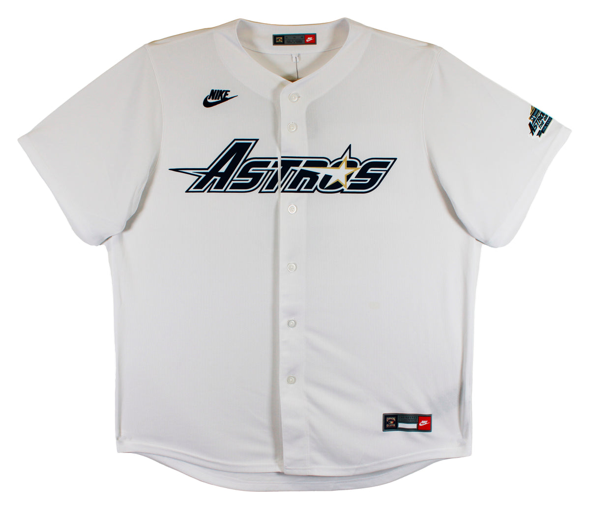 Astros Jeff Bagwell Authentic Signed White Nike CC Jersey Fanatics #ZL88440956