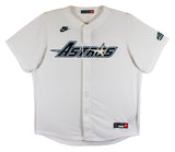 Astros Jeff Bagwell Authentic Signed White Nike CC Jersey Fanatics #ZL88440956