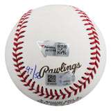 Astros George Springer "4x Insc" Signed 2017 WS Oml LE #47/50 Baseball Fanatics