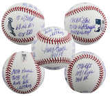 Reds Johnny Bench "Career Stat" Signed Oml LE #10/12 Baseball Fanatics #A673181
