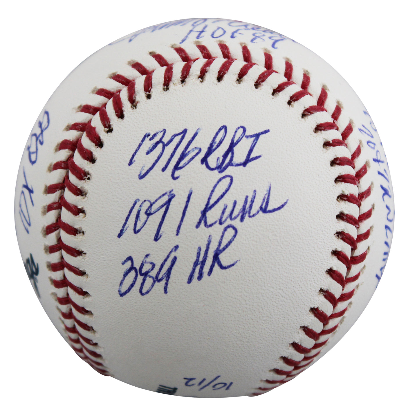 Reds Johnny Bench "Career Stat" Signed Oml LE #10/12 Baseball Fanatics #A673181