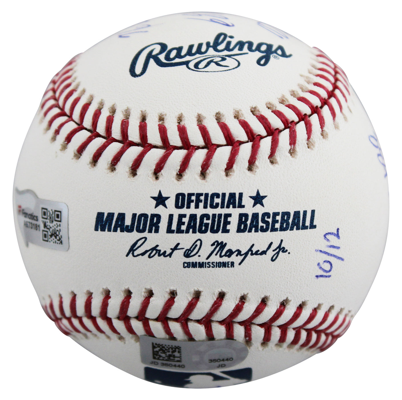 Reds Johnny Bench "Career Stat" Signed Oml LE #10/12 Baseball Fanatics #A673181