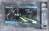 Star Wars (3) Werner, Green +1 Signed 1995 SW Widevision #101 Card BAS Slabbed