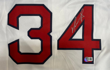 David Ortiz Signed Red Sox White Nike Baseball Jersey - Sports Integrity