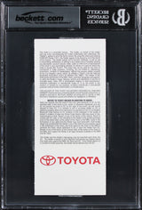 Lakers Shaquille O'Neal Signed 4/2/2013 DAL Vs LAL Full Ticket Stub BAS Slabbed