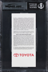 Lakers Shaquille O'Neal Signed 4/2/2013 DAL Vs LAL Full Ticket Stub BAS Slabbed