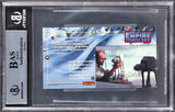 Phil Tippett, Jon Berg Star Wars Signed 1995 SW ESB Widevision #34 Card BAS Slab