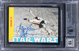 William & Jamie Shourt Signed 1977 Star Wars WB #15 Card Auto 10! BAS Slabbed