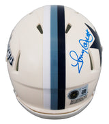 Cowboys Tony Dorsett Authentic Signed Retro Speed Mini Helmet BAS Witnessed