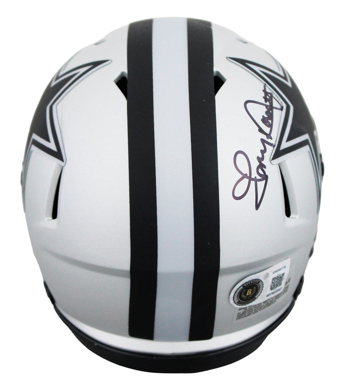 Cowboys Tony Dorsett Authentic Signed Rave Speed Mini Helmet BAS Witnessed 2