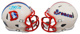 Broncos Champ Bailey Authentic Signed Retro Speed Mini Helmet BAS Witnessed