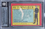 Bill Kreysler Alan Tompkins Signed 1983 SW Return Of The Jedi #51 Card BAS Slab
