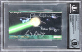 Star Wars (3) Huston, Owyeung +1 Signed 1996 ROTJ WV #103 Card Auto 10! BAS Slab