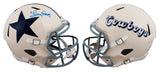 Cowboys Tony Dorsett Signed Retro Full Size Speed Rep Helmet W/ Case BAS Wit 2