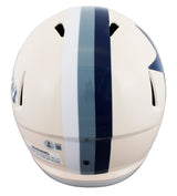 Cowboys Tony Dorsett Signed Retro Full Size Speed Rep Helmet W/ Case BAS Wit 2