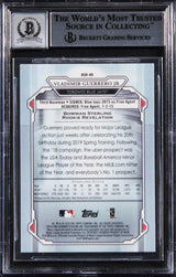Blue Jays Vlad Guerrero Jr. Signed 2019 Bowman #BSR89 RC Card Auto 10! BAS Slab
