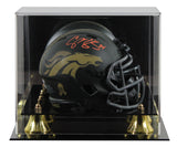 Broncos Champ Bailey Signed STS IV Speed Mini Helmet W/ Case BAS Witnessed