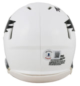 Eagles Randall Cunningham Signed 1969-73 TB Speed Mini Helmet W/ Case BAS Wit