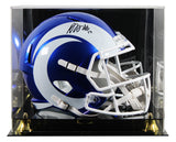 Rams Davante Adams Signed 2026 On-Field Alt F/S Speed Rep Helmet W/ Case JSA Wit
