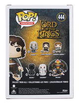 Elijah Wood LOTR "2x Insc" Signed #444 Alternate Funko Pop Figure BAS Witness 1