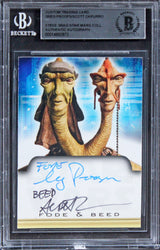 Greg Proops & Scott Capurro Star Wars Signed Custom Trading Card BAS Slabbed 2